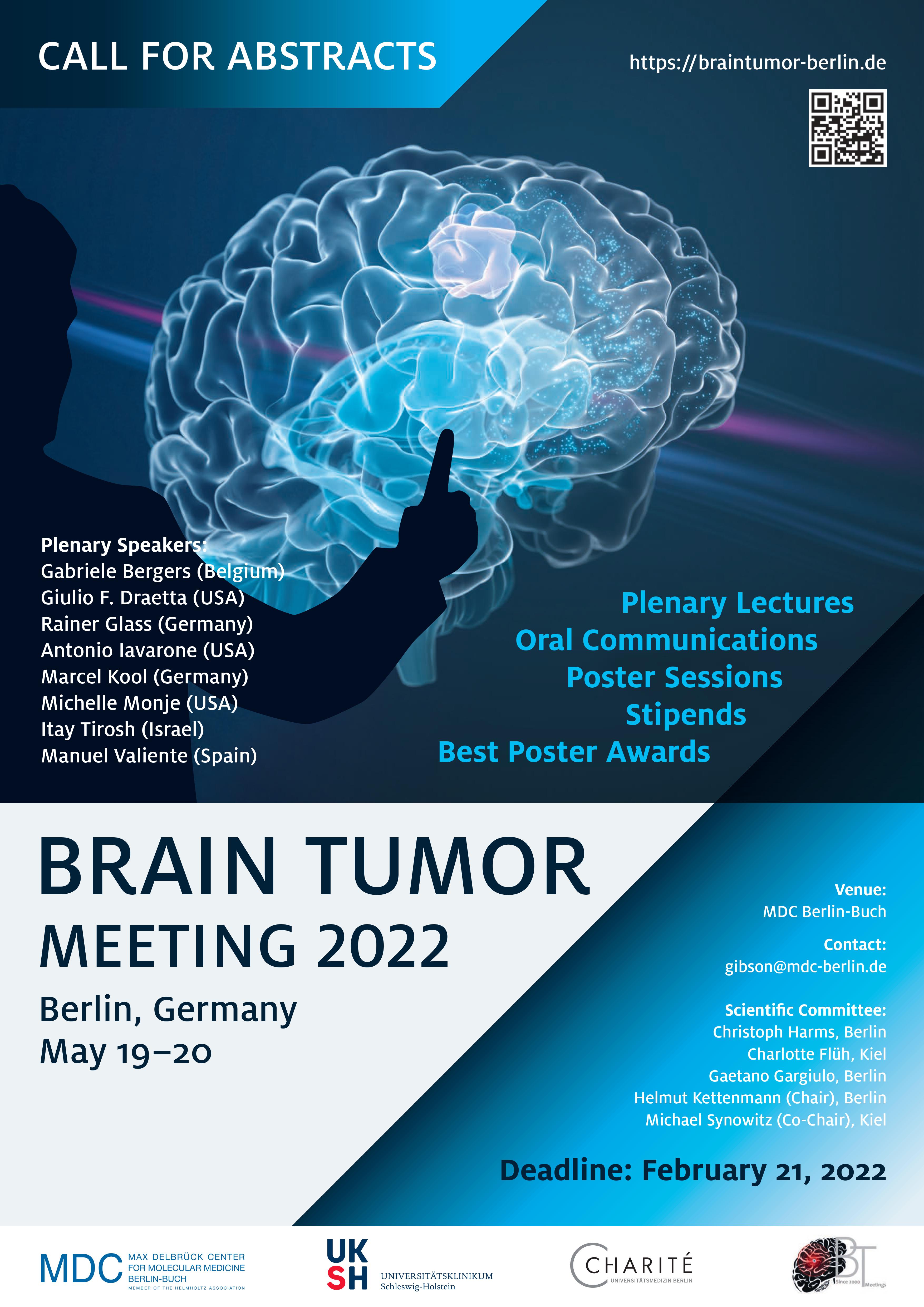 Brain Tumor Meeting 2022 NeuroCure Cluster of Excellence